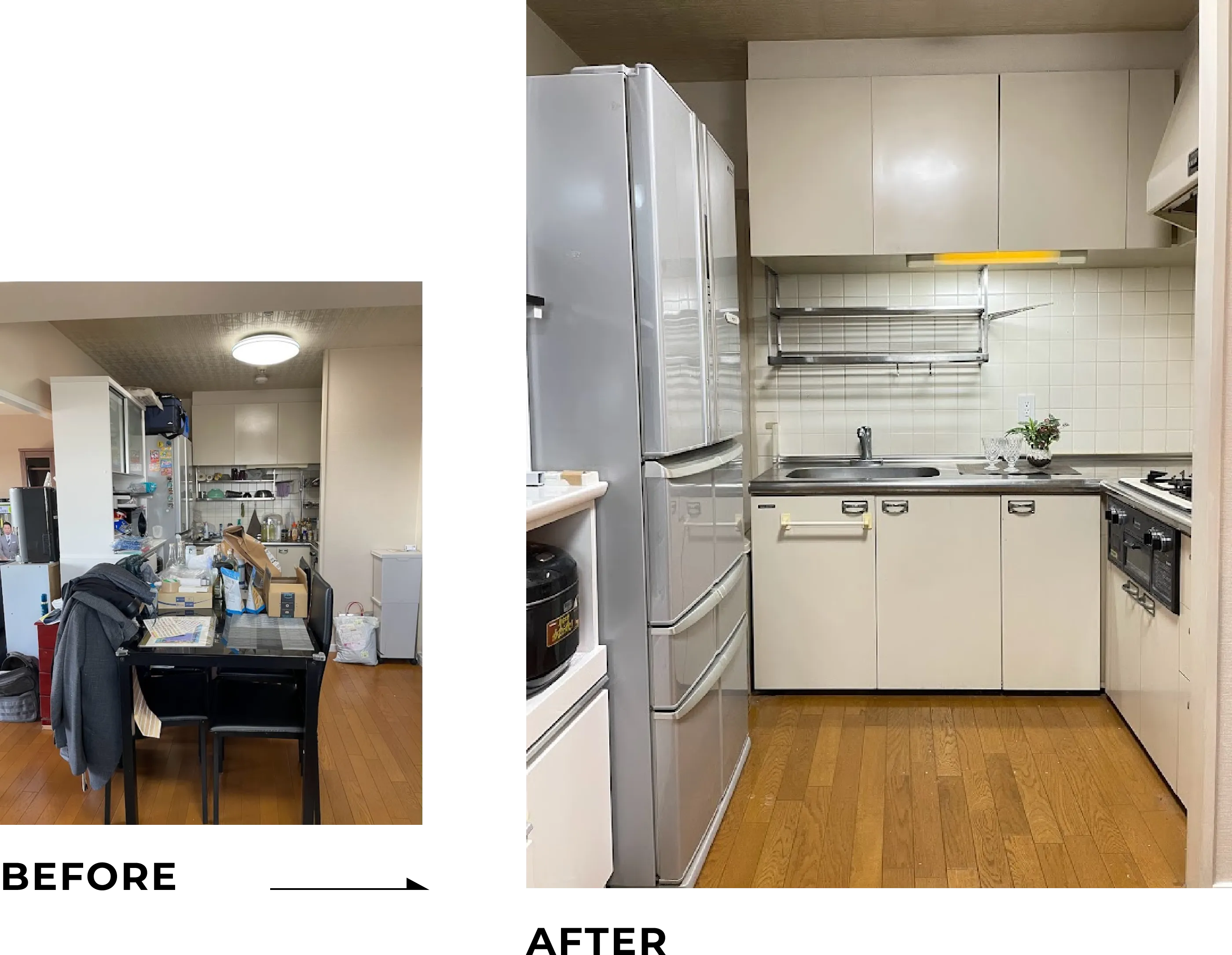 キッチンのビフォーアフター