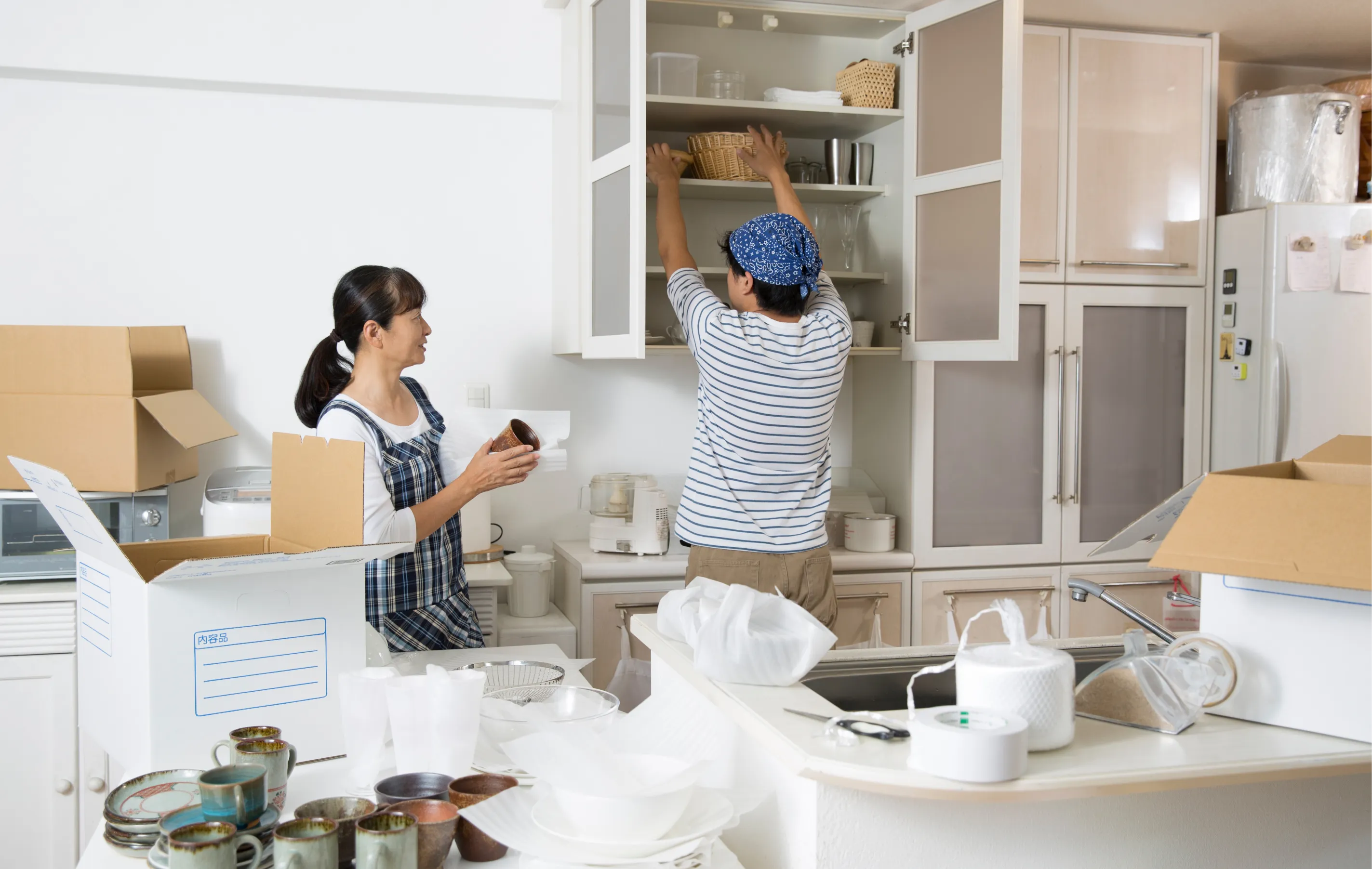 引っ越し前後の片づけも丸ごとサポート
